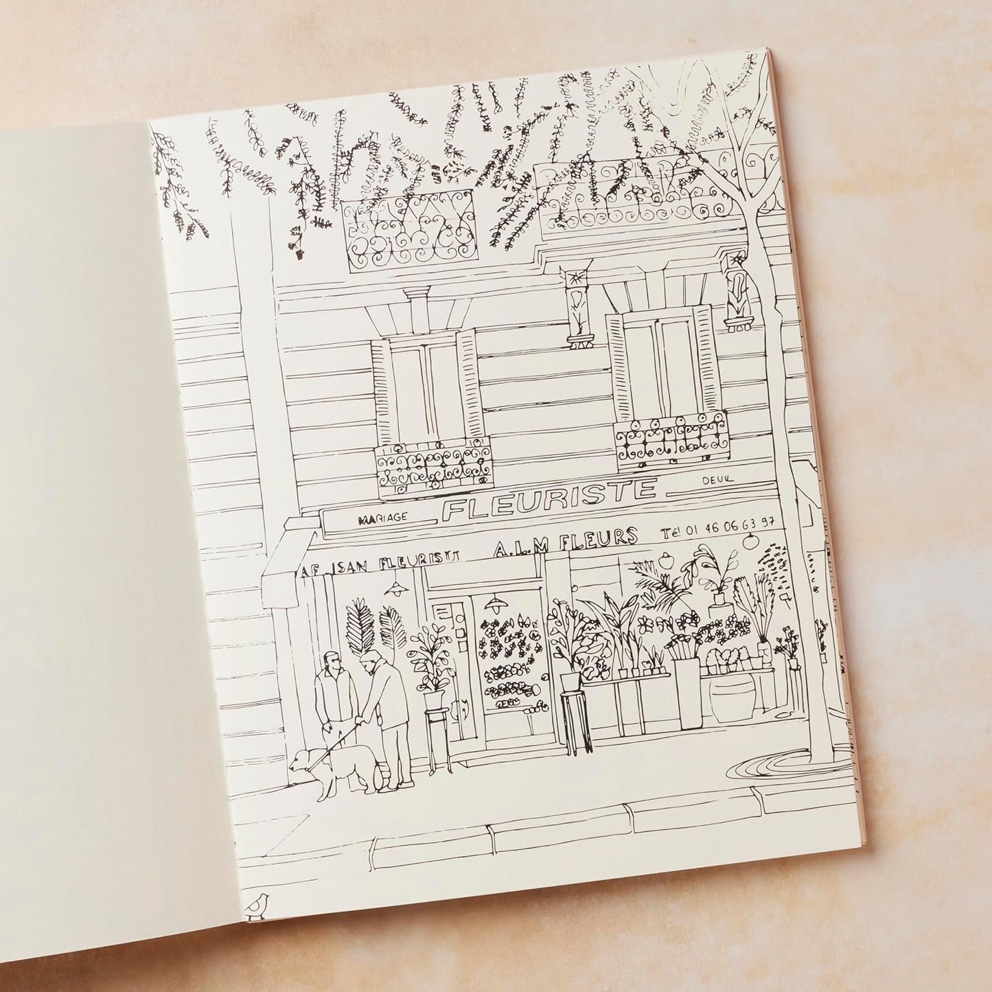Zoé de Las Cases Coloring Book - Paris