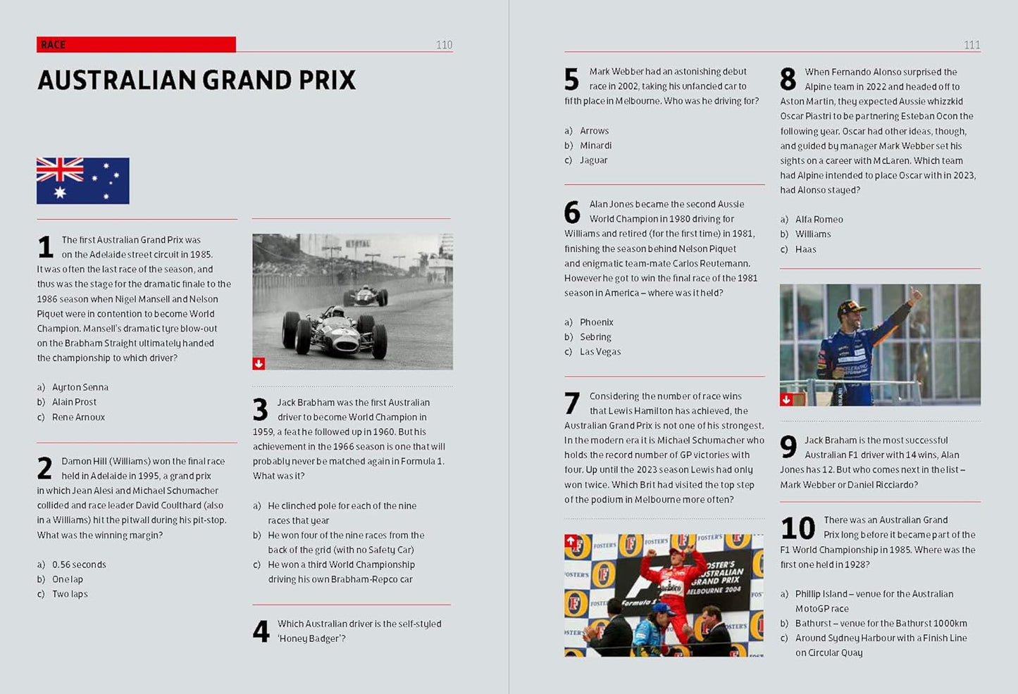 Formula One Quiz Book