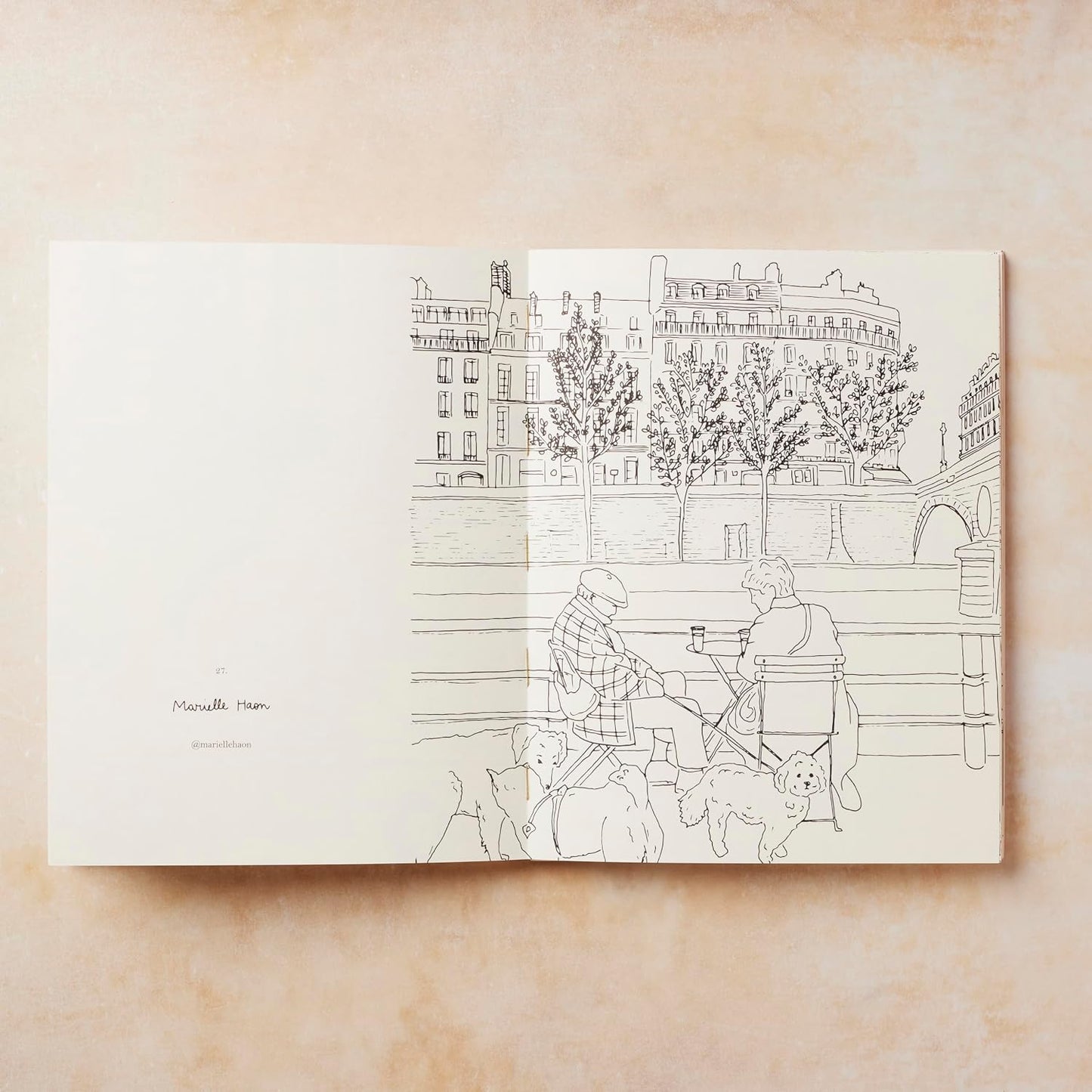 Zoé de Las Cases Coloring Book - Paris