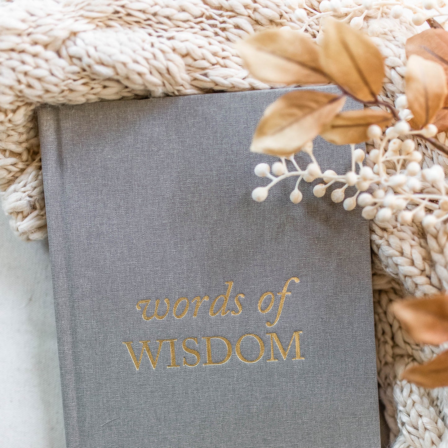 Words of Wisdom Journal by Duncan & Stone Paper Co.