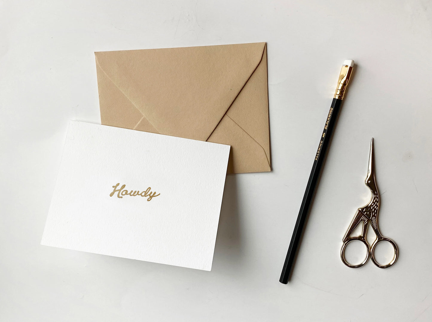 Howdy Letterpress Card