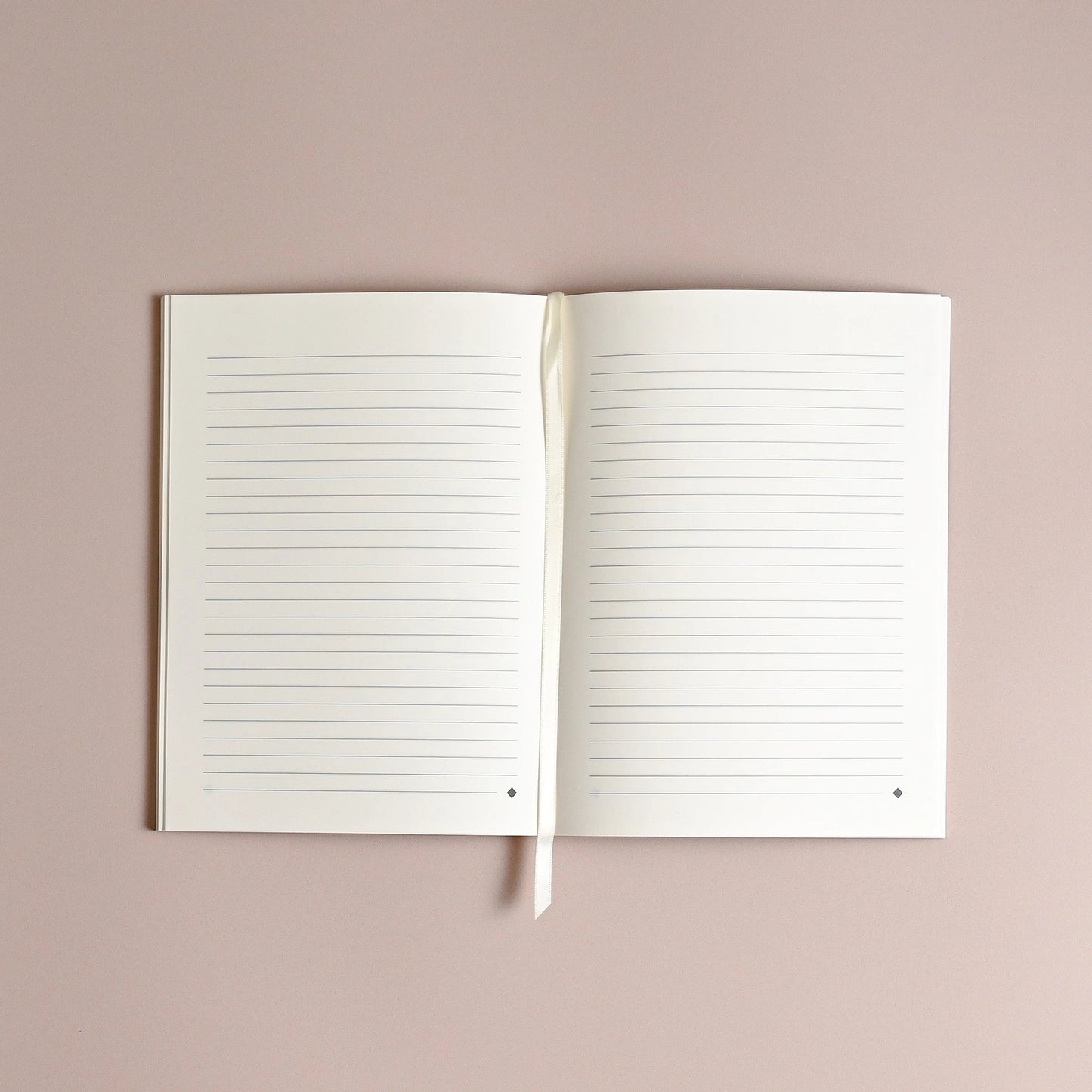 Tan Scalloped Stripe Soft Cover Journal