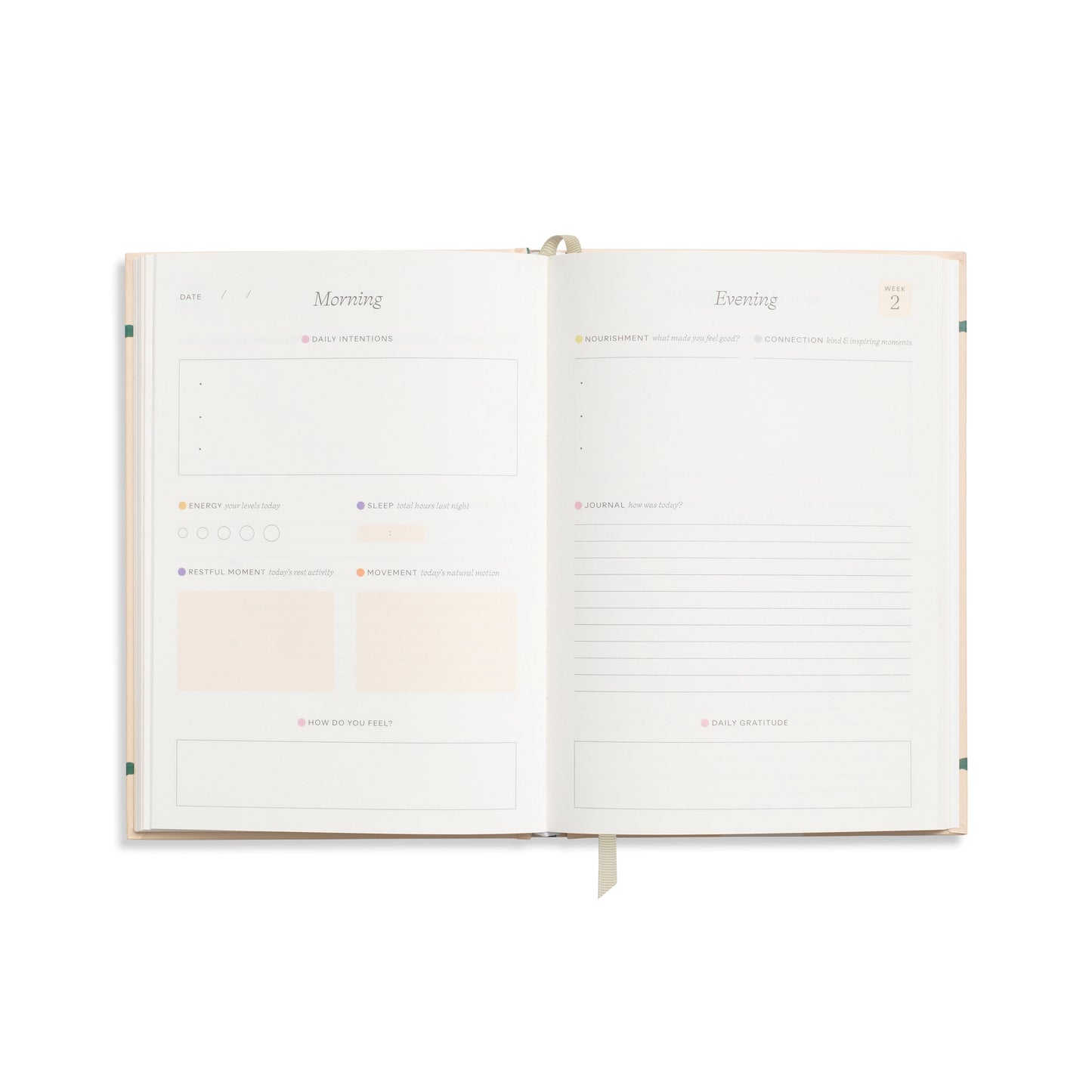 Quilted Daydream Wellness Journal by Papier