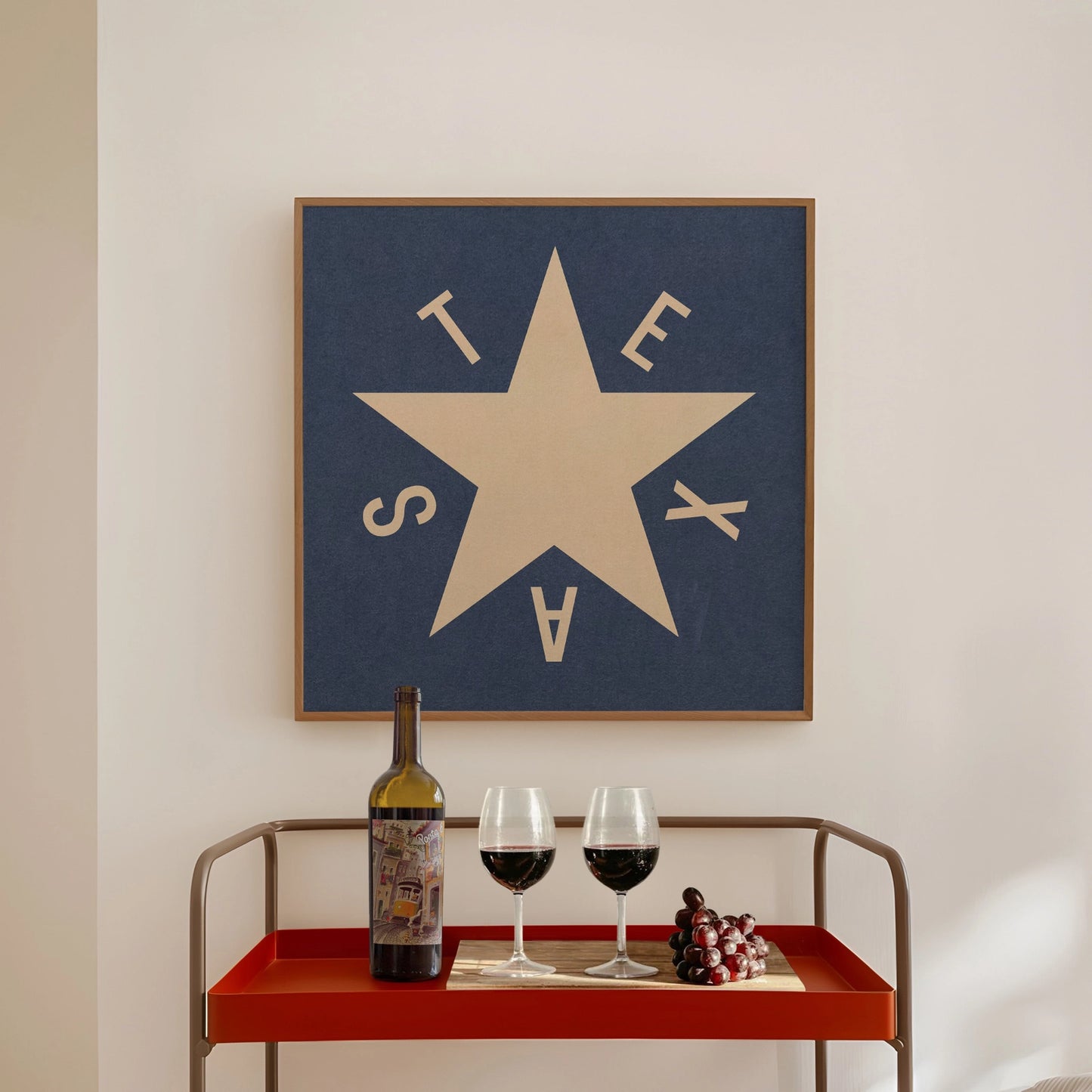 Dezavala Star Texas Art Print
