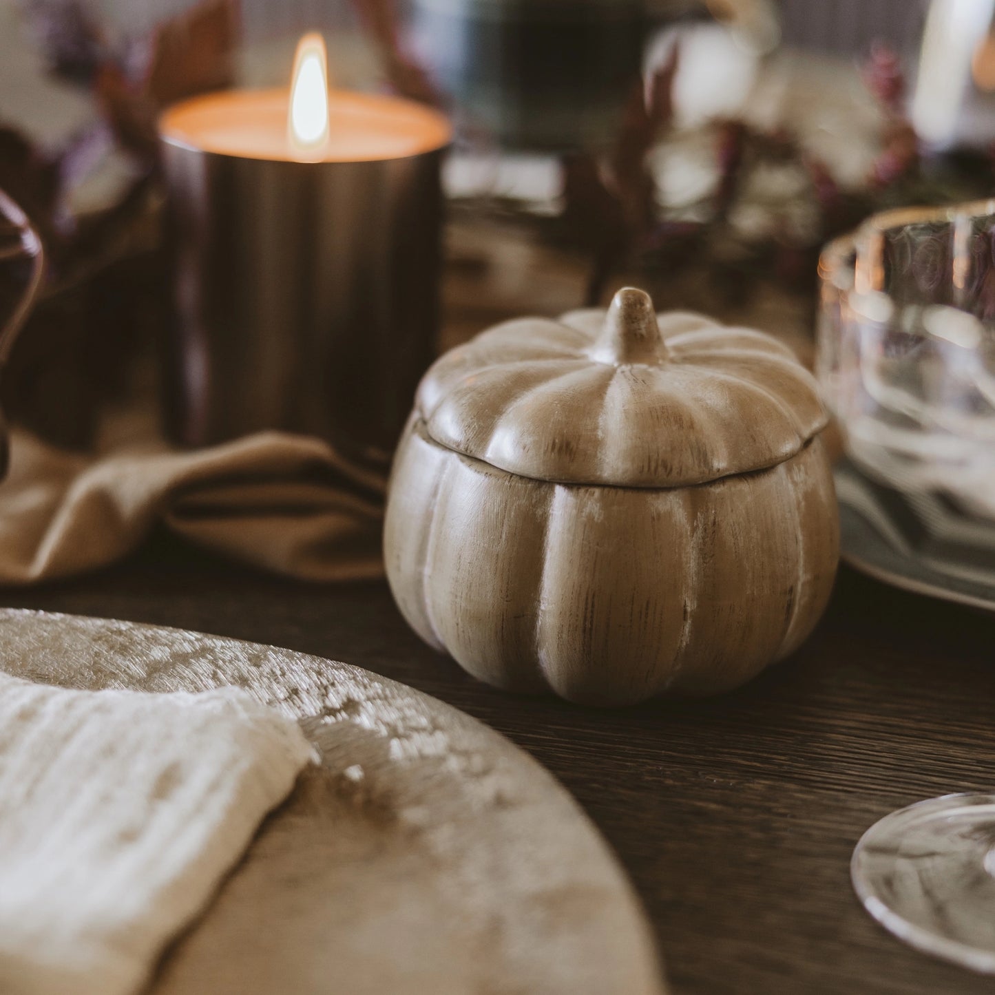 Pumpkin Spice Pumpkin Jar Candle