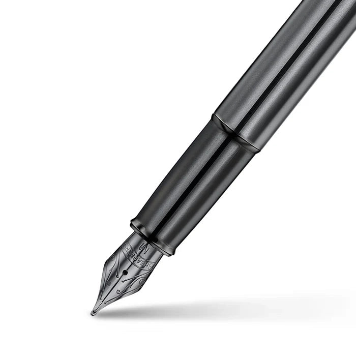 Sheaffer 100 9375 Ionic Gunmetal Grey Fountain Pen with Shiny Pvd Trims