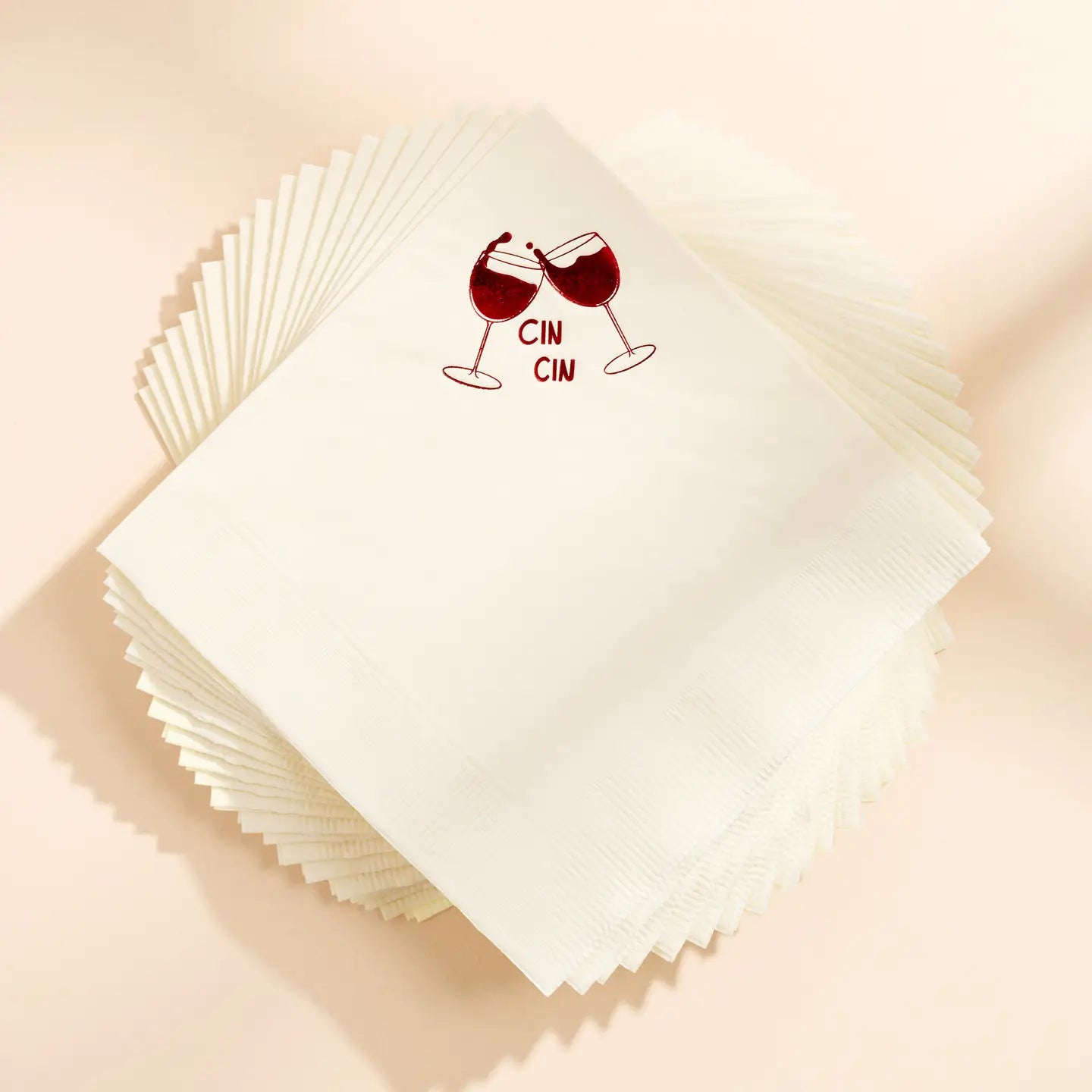 Cin Cin Wine Cheers Cocktail Napkins