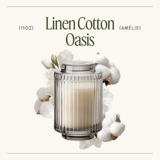 Linen Cotton Amélie Candle by La Jolie Muse