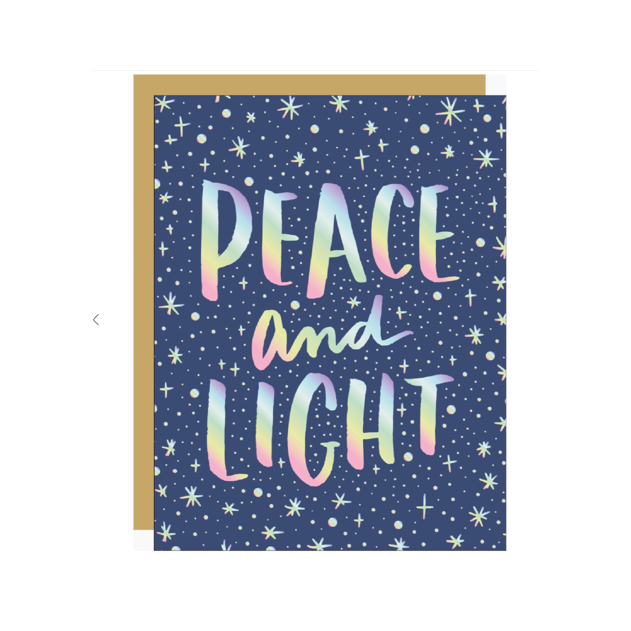 Peace and Light Card