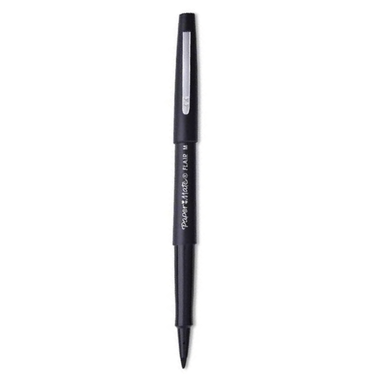 Black Medium Point Felt Paper Mate Flair Pen