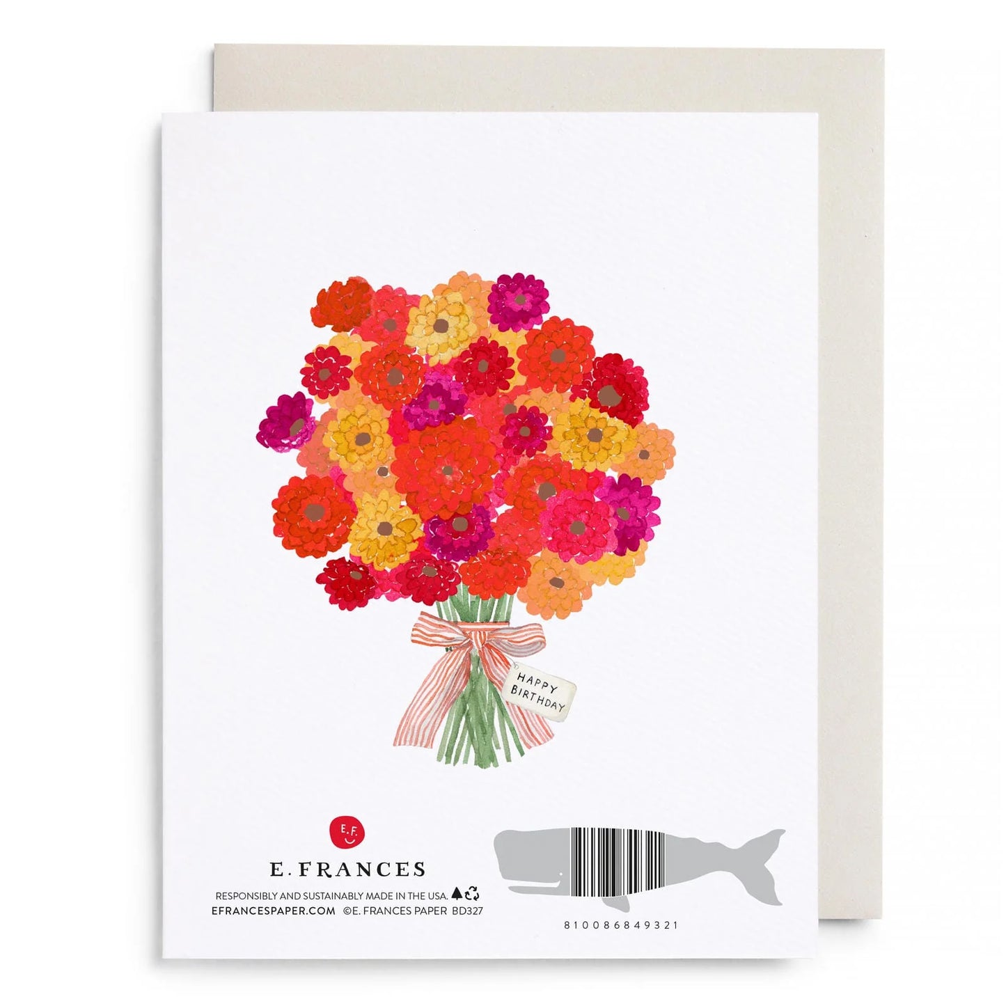 Birthday Bouquet Card by E. Frances Paper