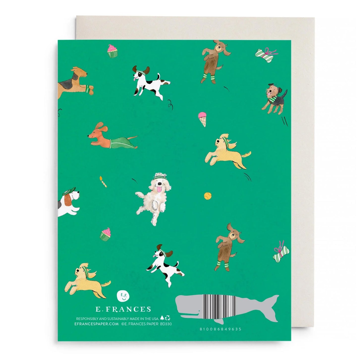 Off The Leash Birthday Card by E. Frances Paper