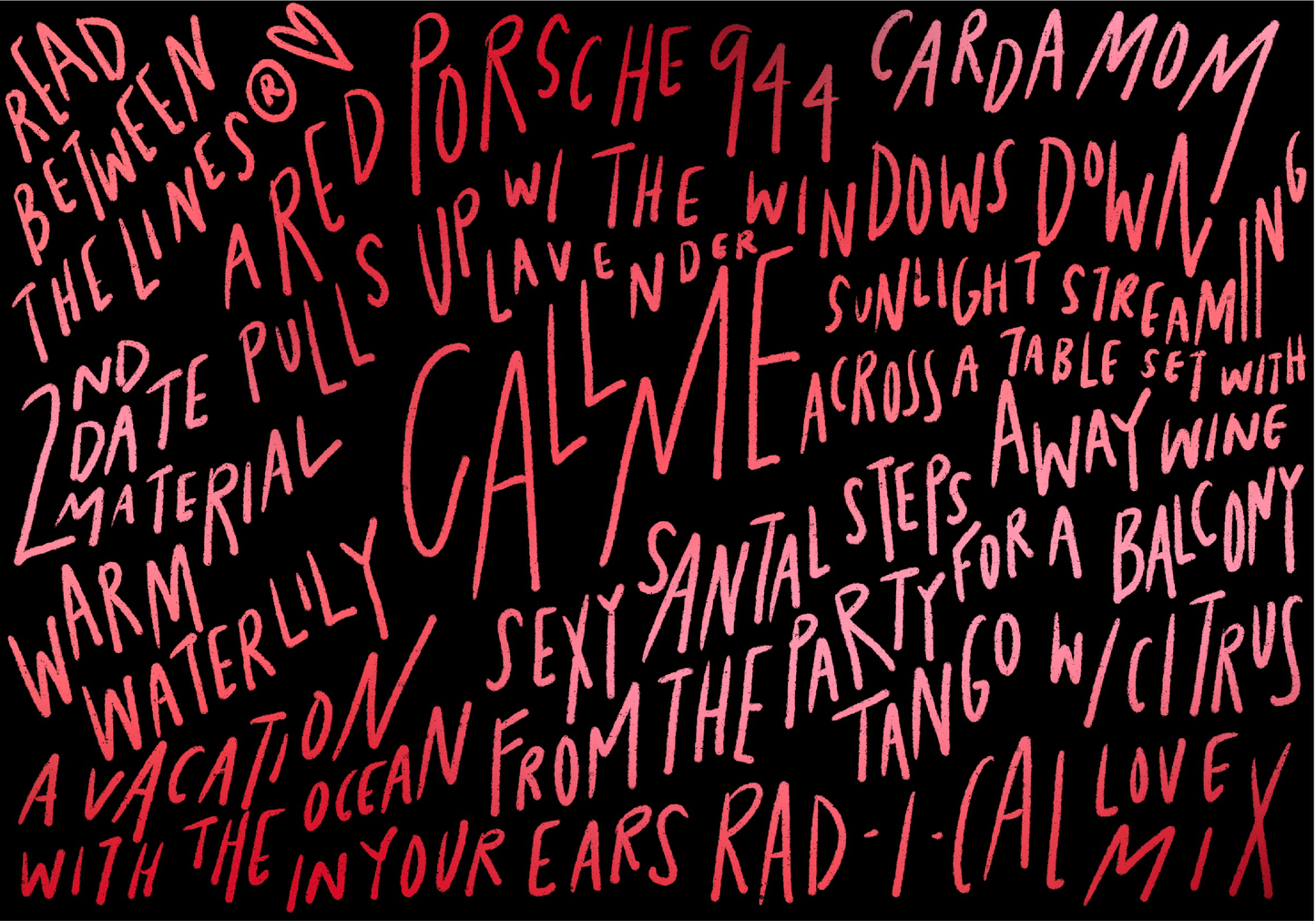 Call Me: The Love Mix Candle