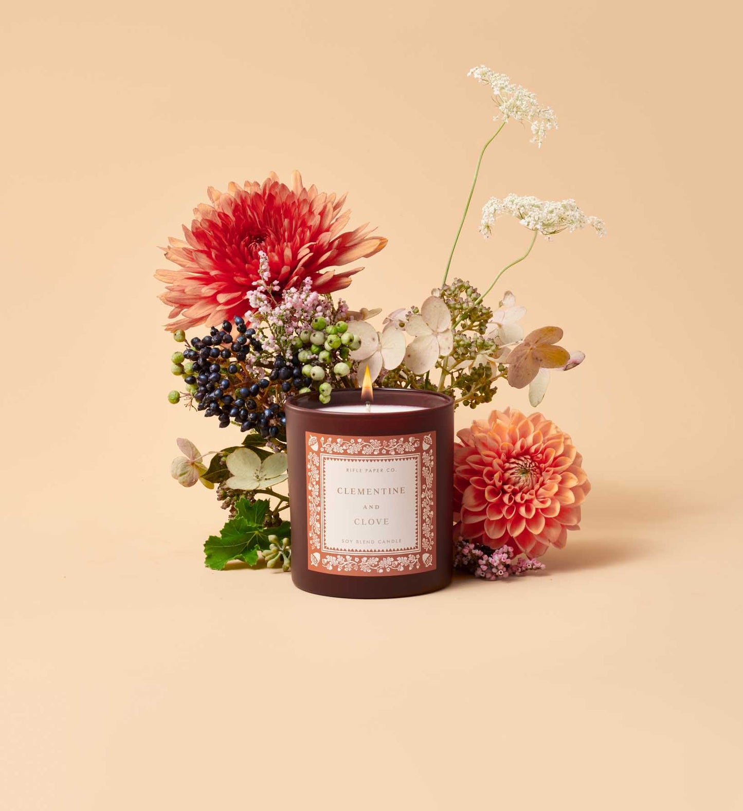 Rifle Paper Co. Clementine & Clove Glass Candle