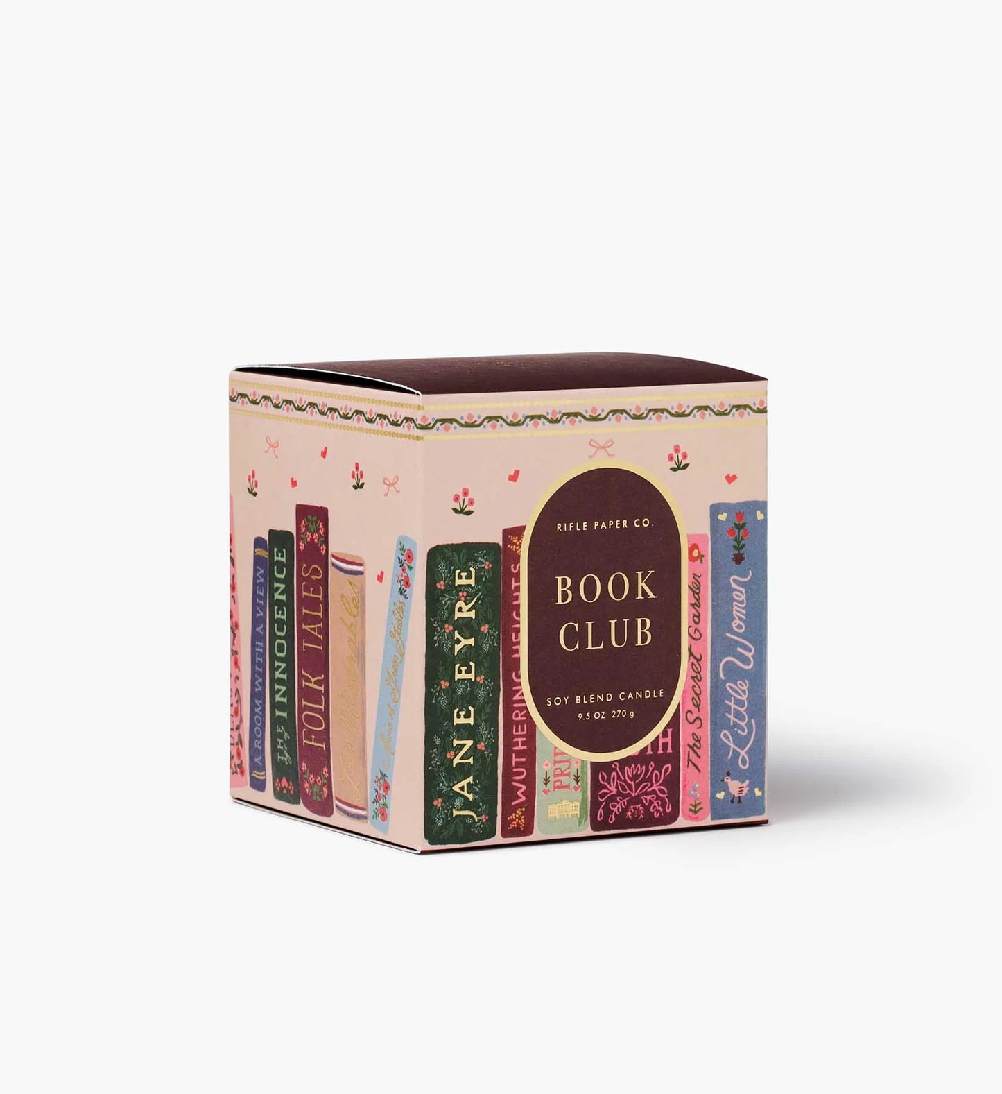 Rifle Paper Co. Book Club Glass Candle