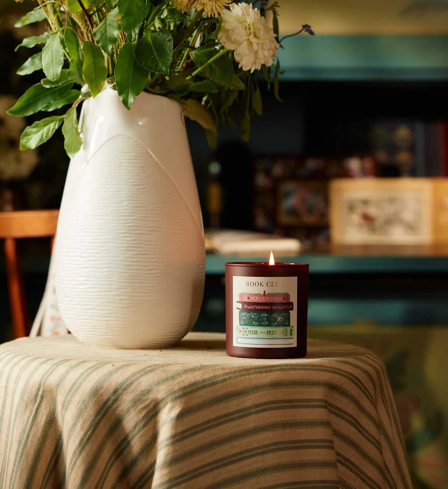 Rifle Paper Co. Book Club Glass Candle