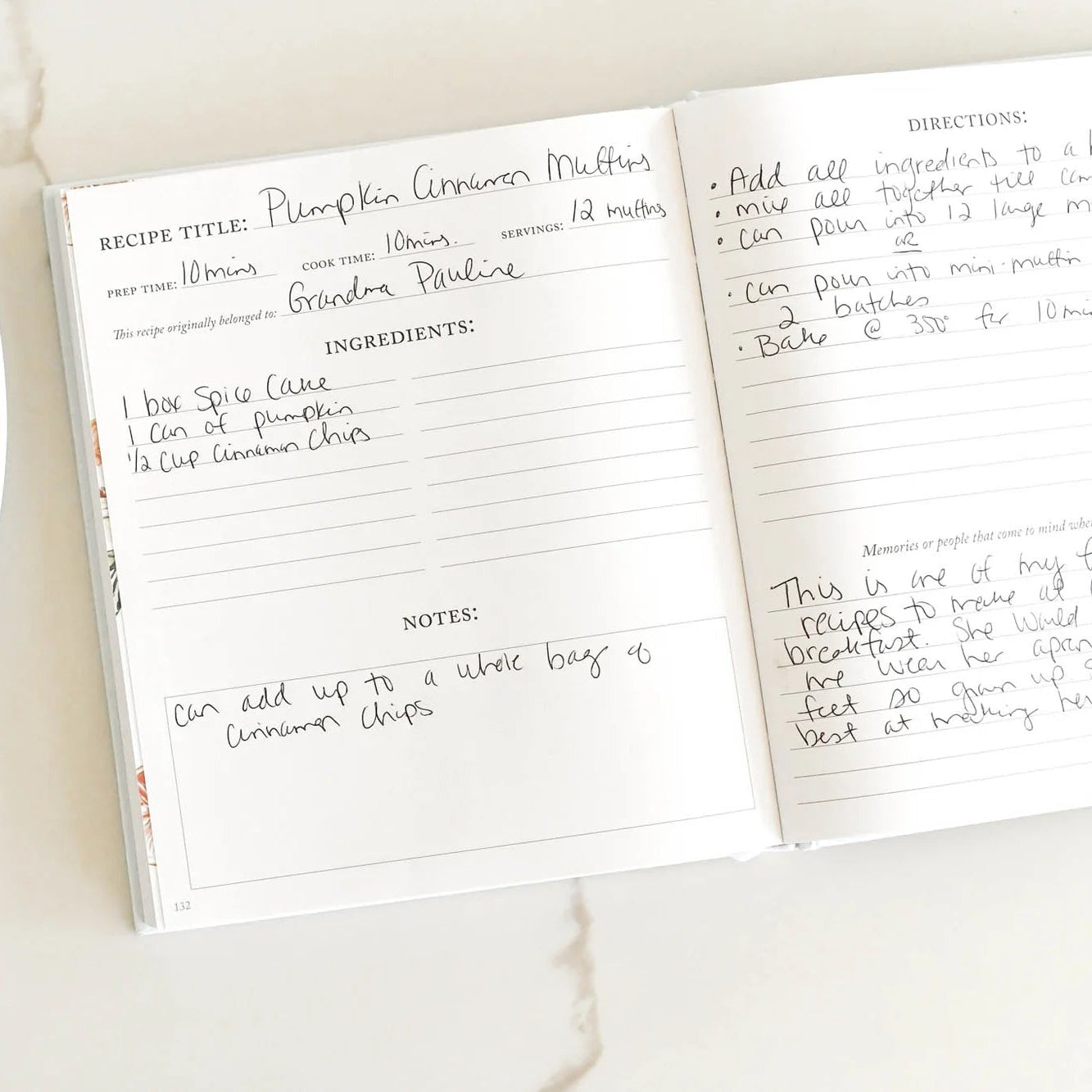 Family Recipe Book by Duncan & Stone Paper Co.