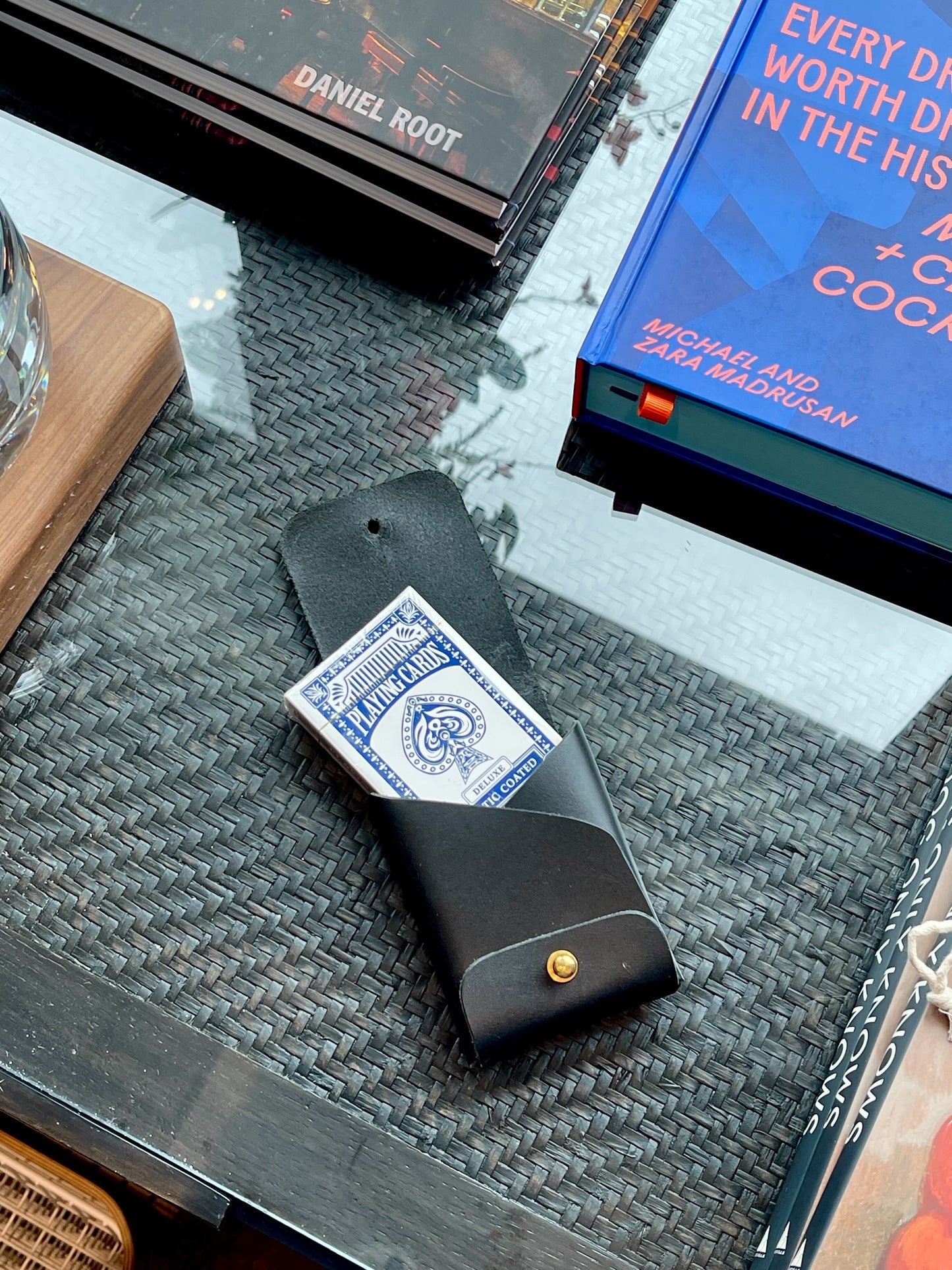 Leather Playing Card Case