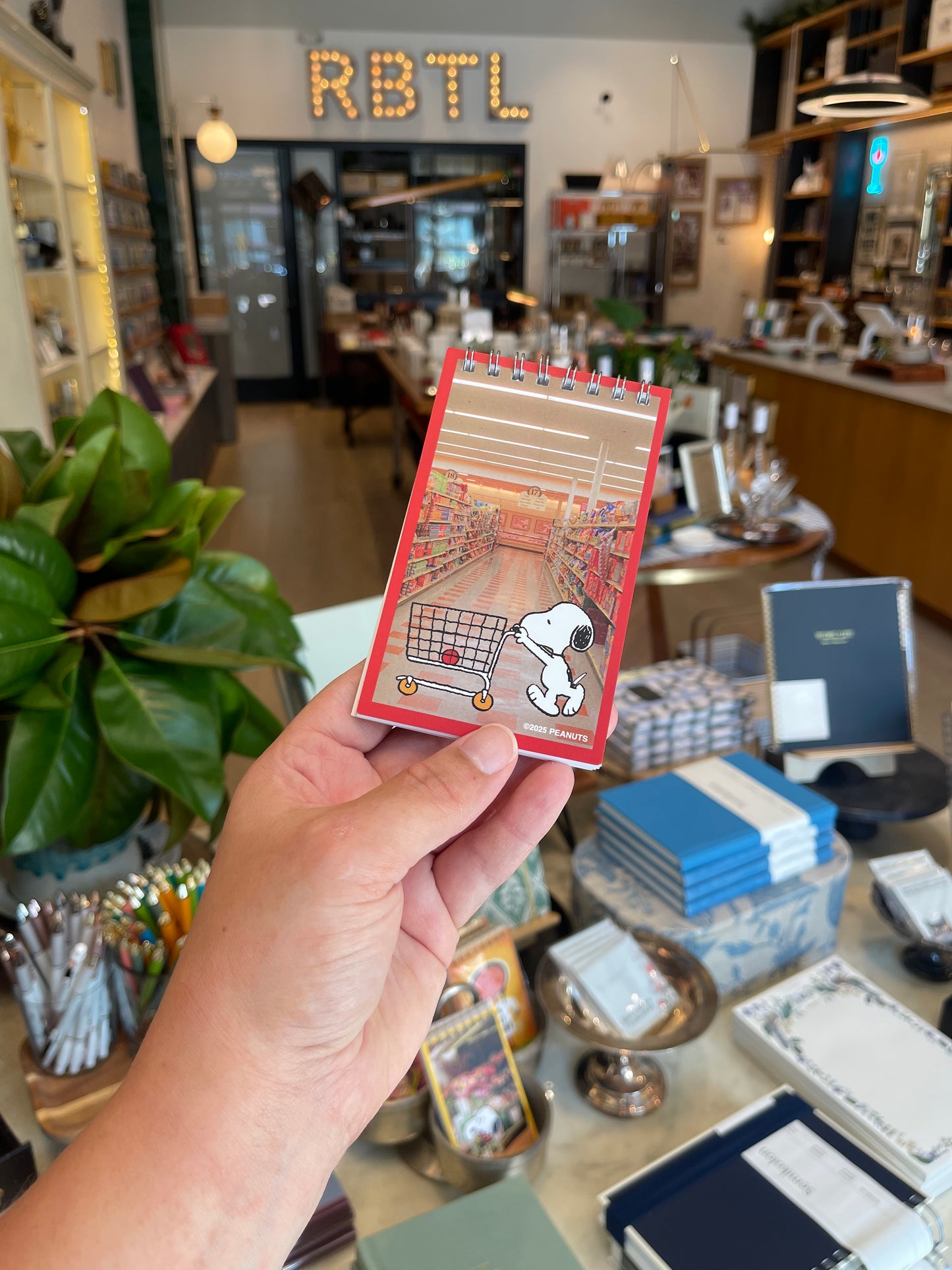Peanuts® Snoopy Grocery Mini Notebook