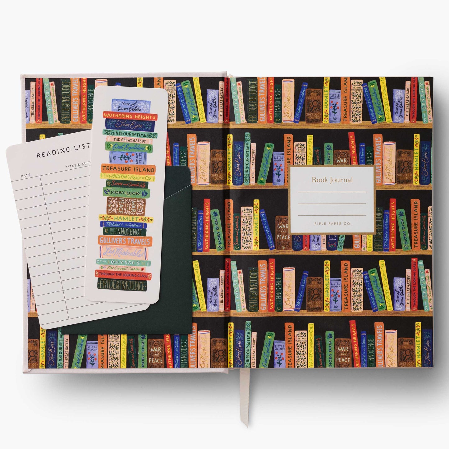 Book Club Embroidered Book Journal