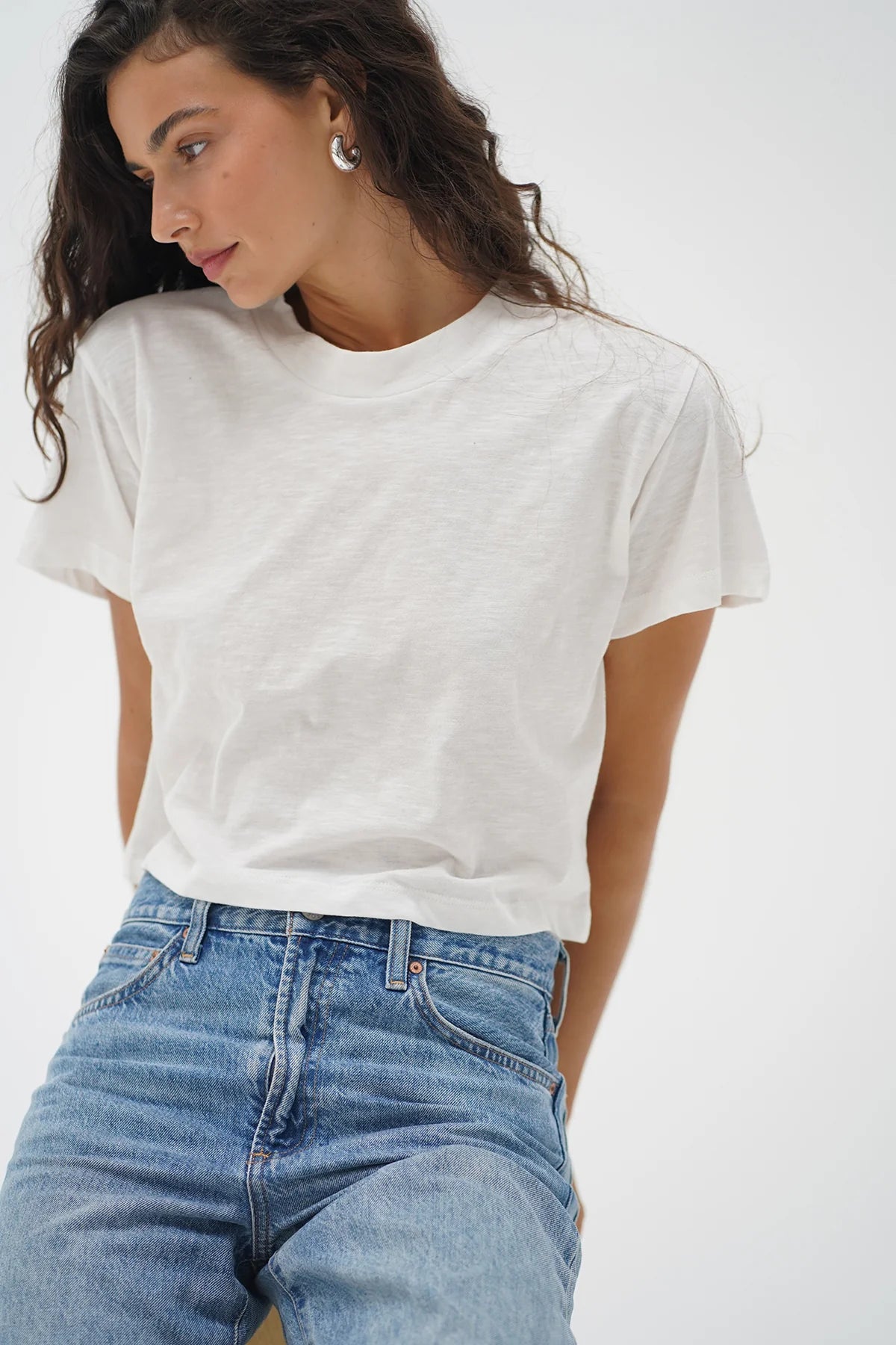 Ava Tee, White by LNA