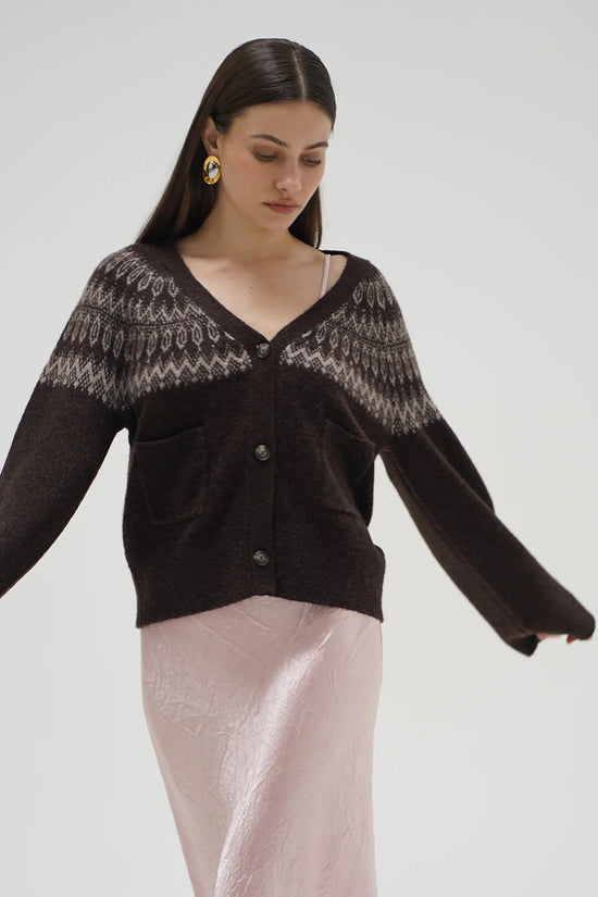 Stewart Fair Isle Cardigan by LNA