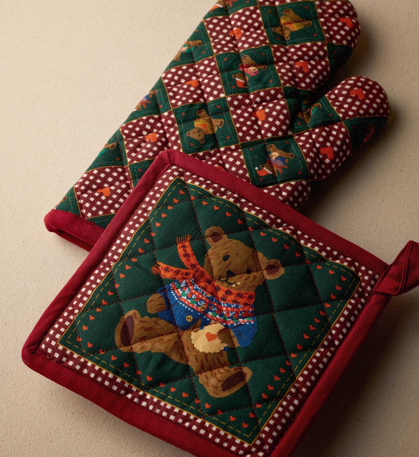 Rifle Paper Co. Beary Christmas Oven Mitt