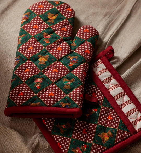 Rifle Paper Co. Beary Christmas Oven Mitt