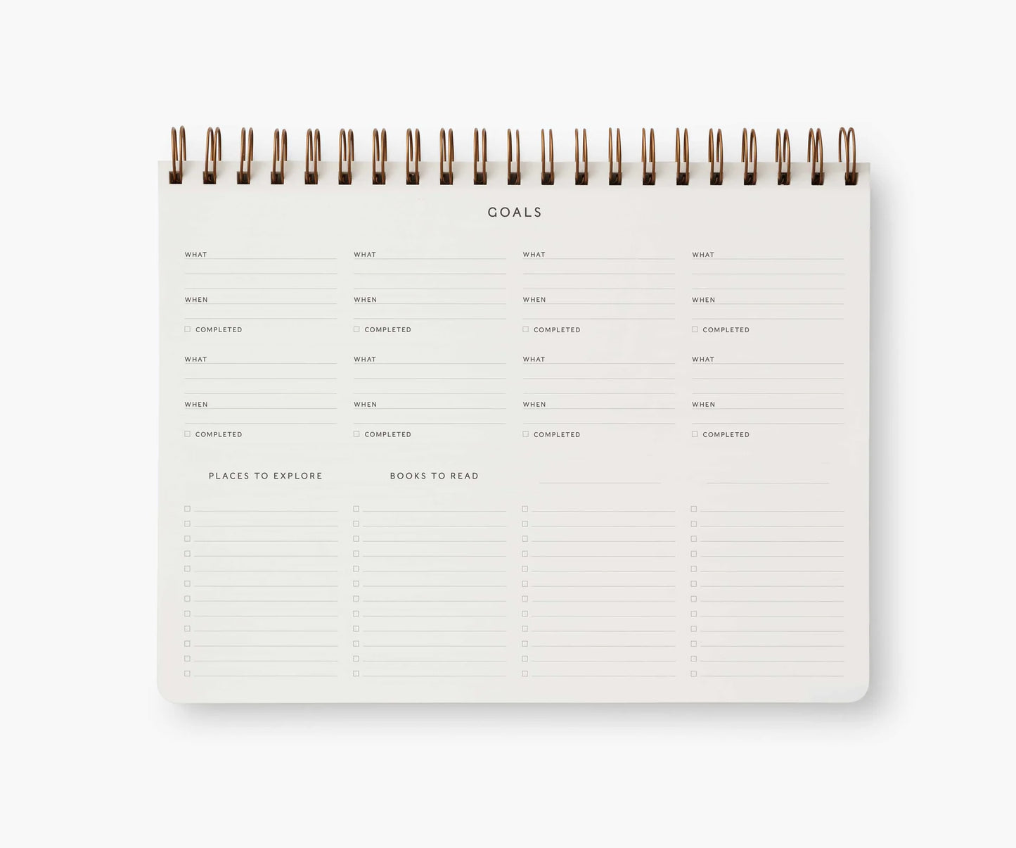 2025 12-Month Top Spiral Planner by Rifle Paper Co.