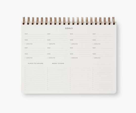 2025 12-Month Top Spiral Planner by Rifle Paper Co.