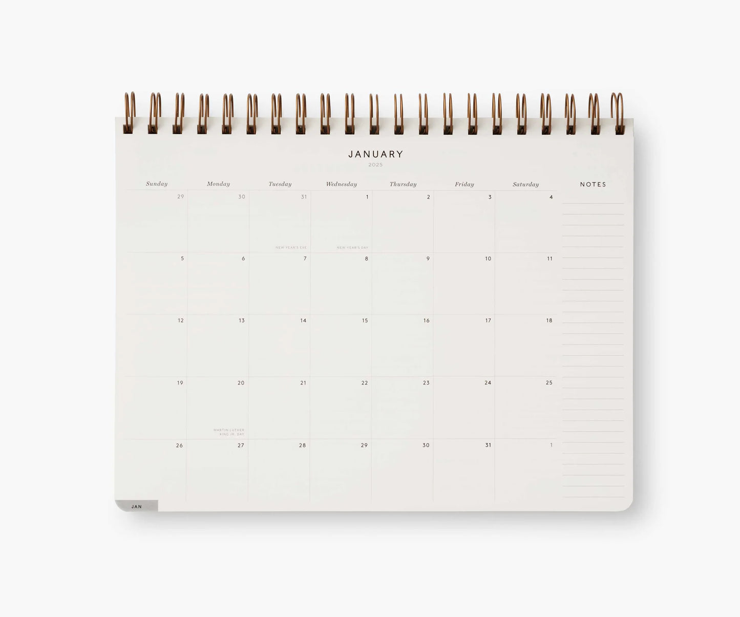 2025 12-Month Top Spiral Planner by Rifle Paper Co.