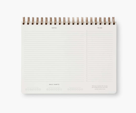 2025 12-Month Top Spiral Planner by Rifle Paper Co.