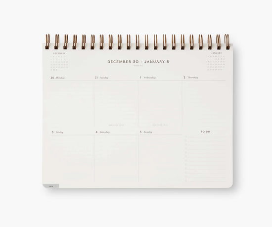 2025 12-Month Top Spiral Planner by Rifle Paper Co.
