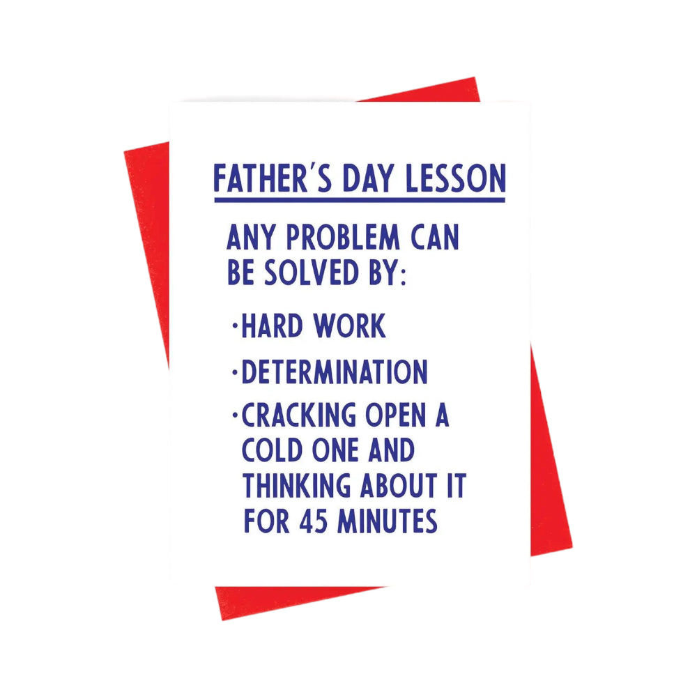 Father's Day Lesson Card by xou