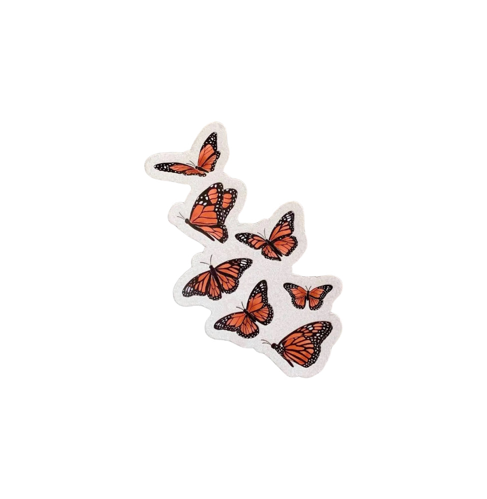 Flying Butterflies Vinyl Sticker by Elyse Breanne Designs