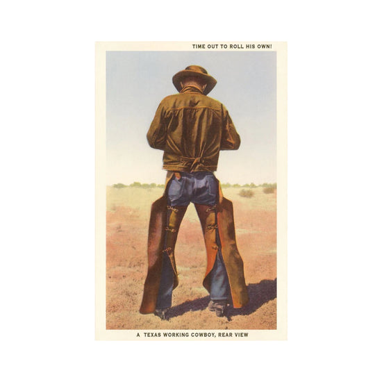 Cowboy Postcard by Found Image Press