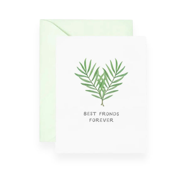 Load image into Gallery viewer, Best Fronds Forever Card by Amy Zhang
