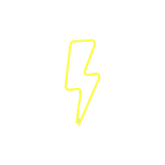 Lightning Flash LED Sign