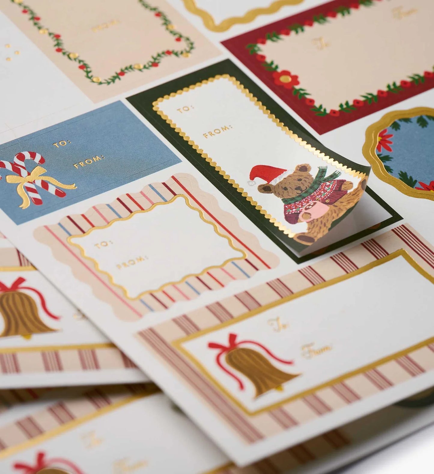 Rifle Paper Co. Beary Christmas Stickers & Labels