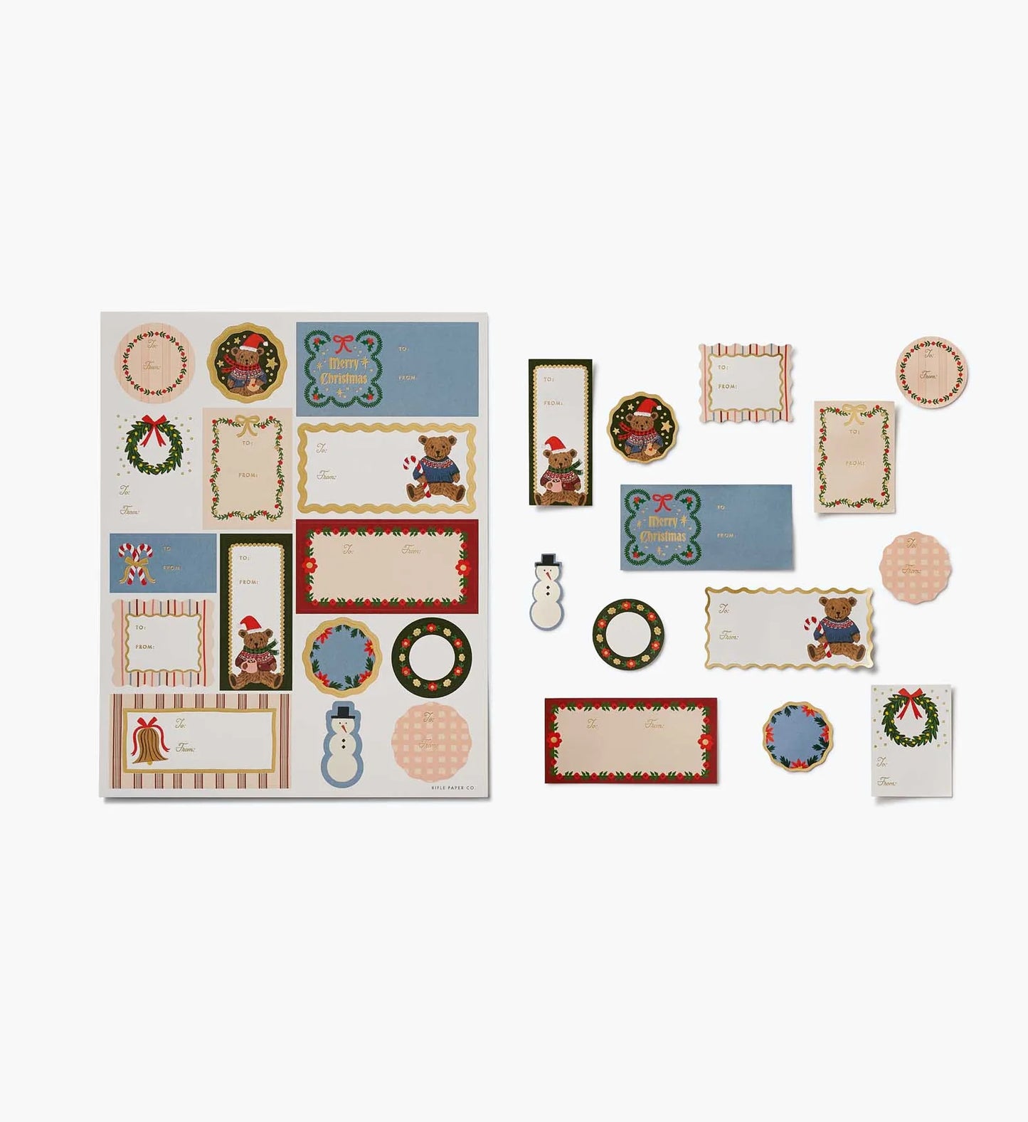 Rifle Paper Co. Beary Christmas Stickers & Labels