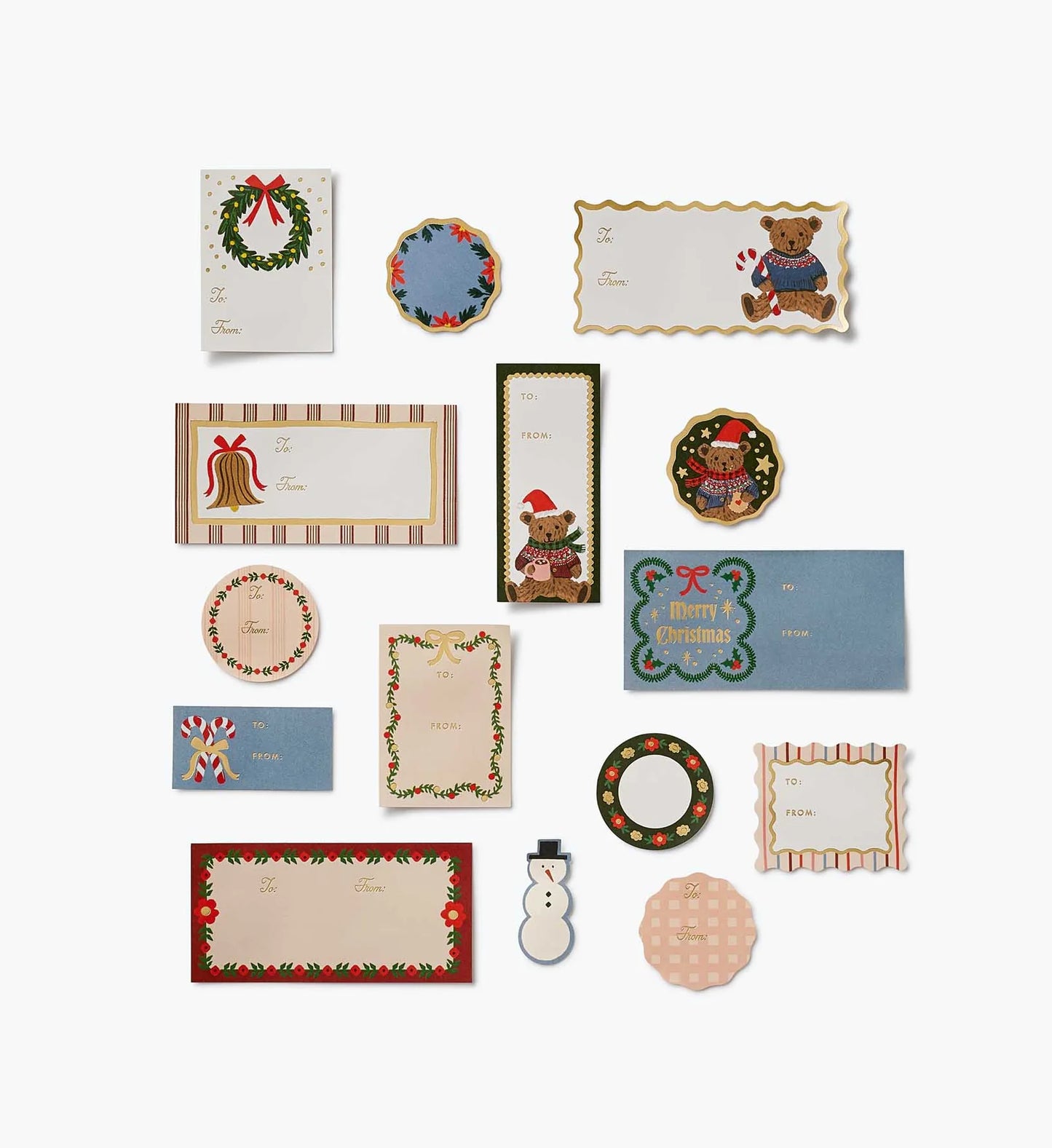 Rifle Paper Co. Beary Christmas Stickers & Labels