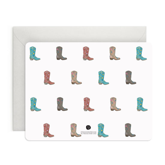 Cowboy Boot Note Set by E. Frances Paper