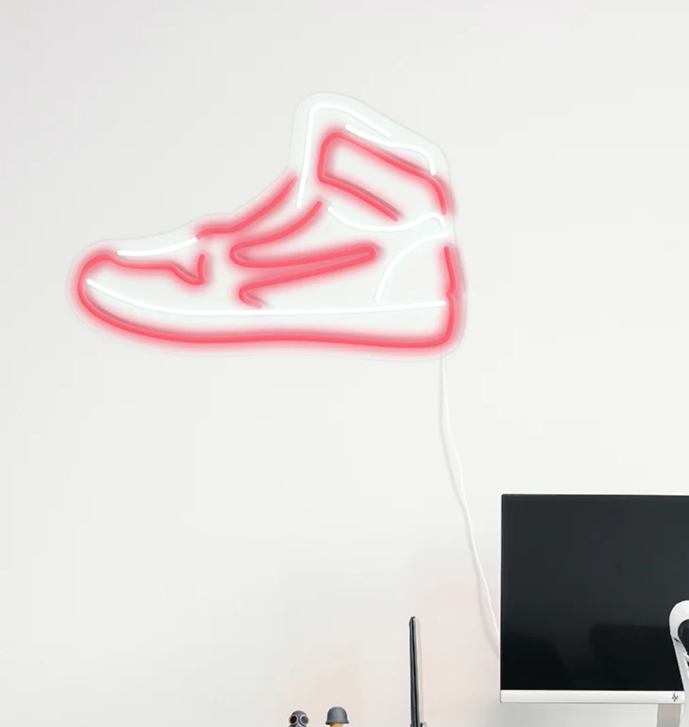 Load image into Gallery viewer, Red Sneaker LED Sign
