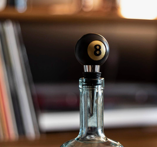 Load image into Gallery viewer, Eight Ball Bottle Stopper by SUCK UK 
