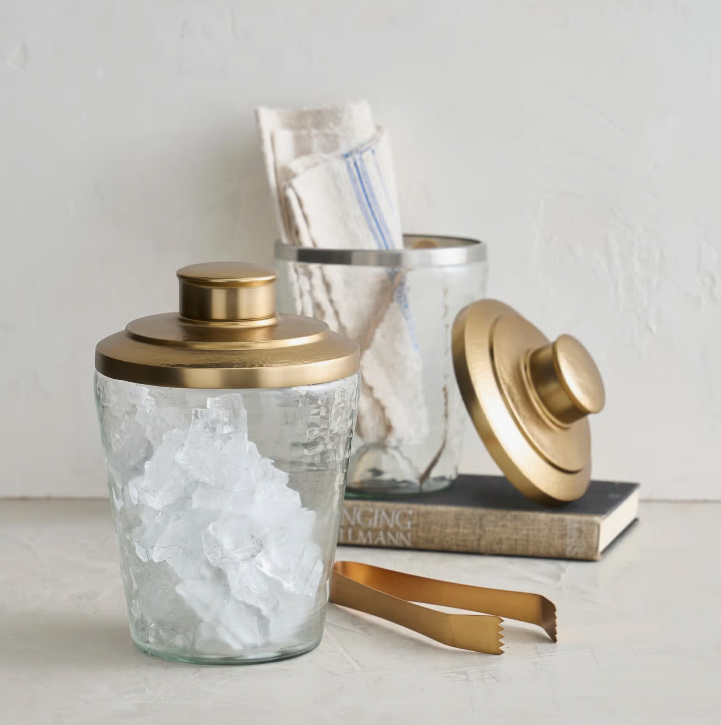 Hammered Ice Bucket Set by The Collective 
