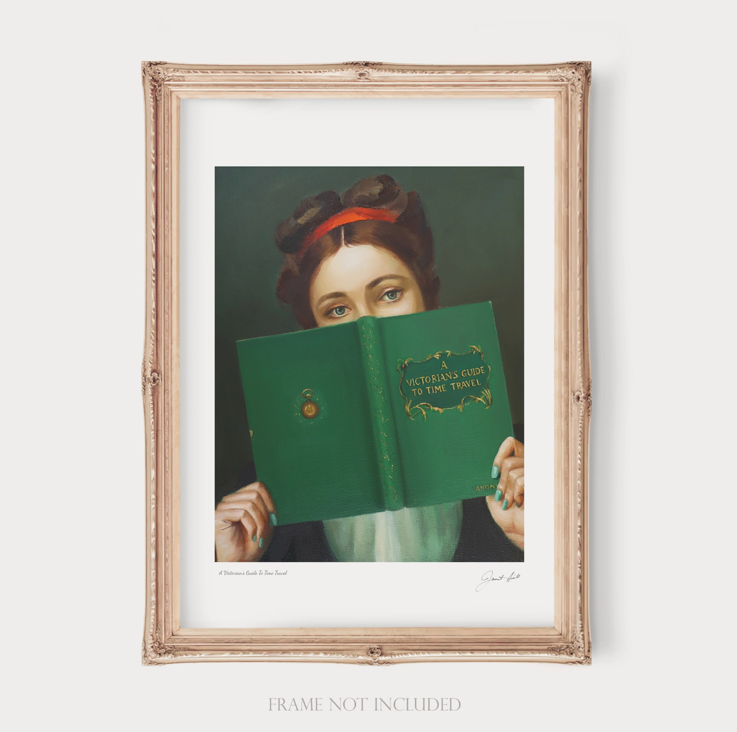 A Victorian's Guide To Time Travel Art Print
