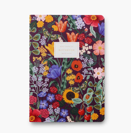 Blossom Stitched Notebook Set by Rifle Paper Co.