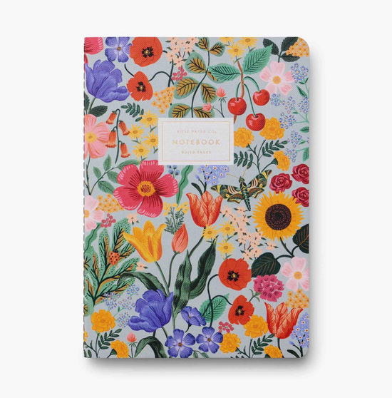 Load image into Gallery viewer, Blossom Stitched Notebook Set
