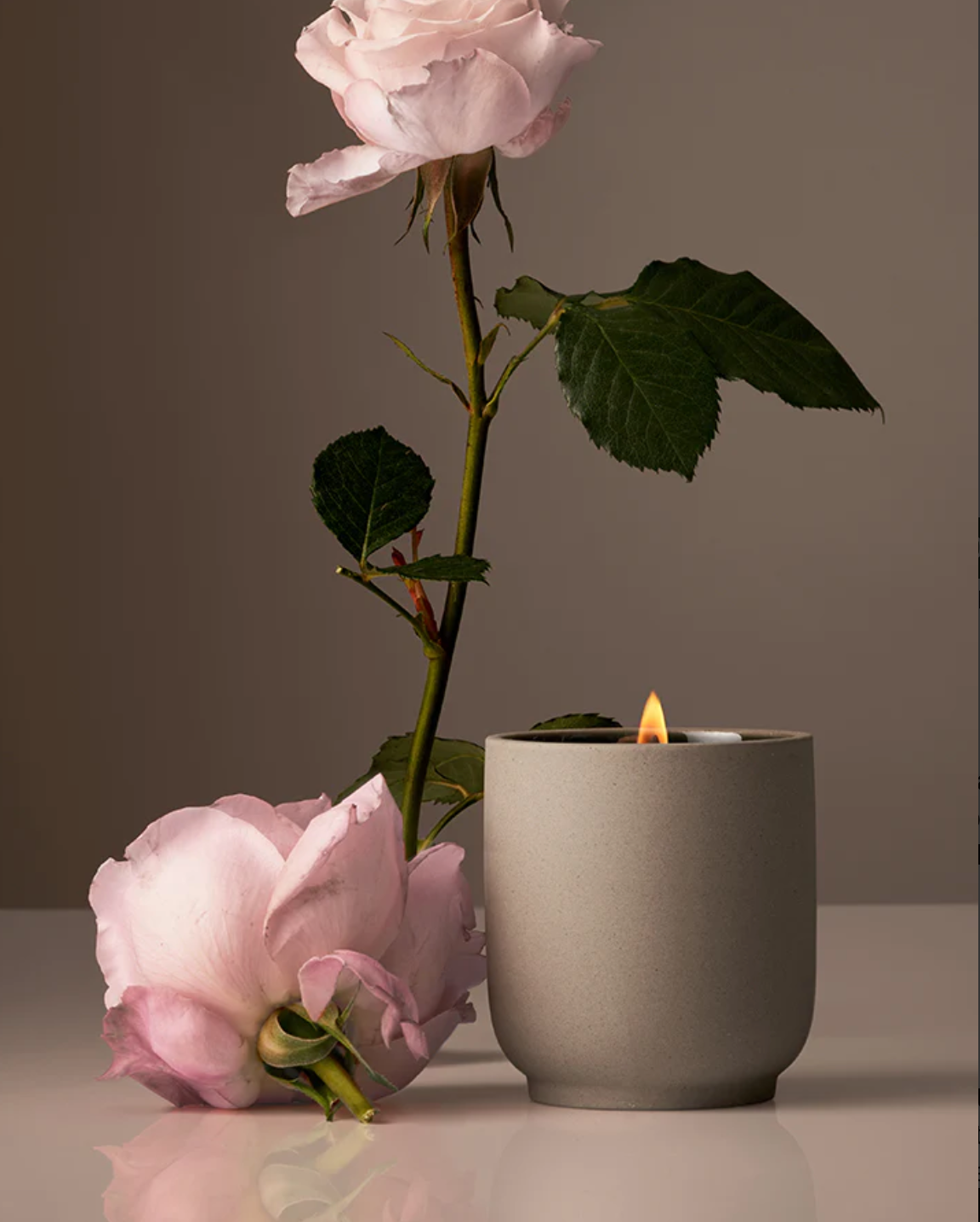 Steeped Rose Candle