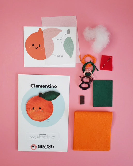 Clementine DIY Felt Kit by Shawna Smyth Studio